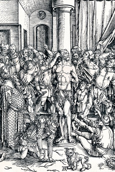 キリストの鞭打ち、1498 1906 作： Albrecht Dürer