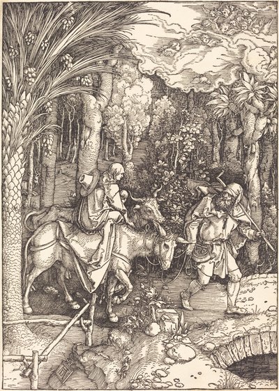 エジプトへの逃避 作： Albrecht Dürer