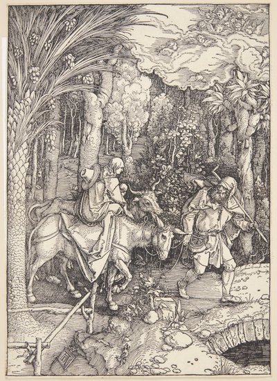 エジプトへの逃避 作： Albrecht Dürer