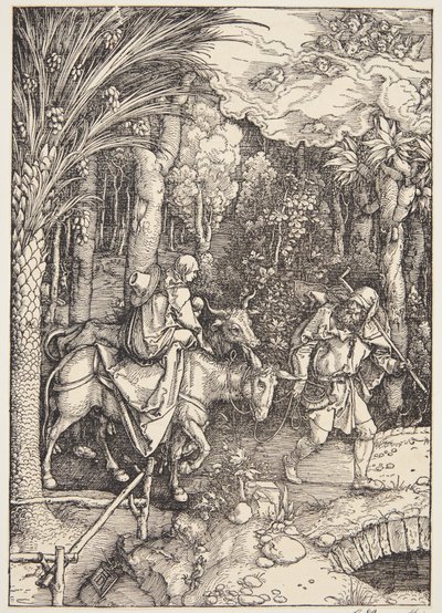 エジプトへの逃避 作： Albrecht Dürer