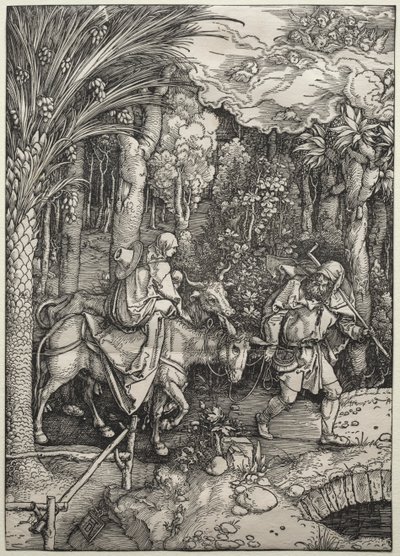 エジプトへの逃避 作： Albrecht Dürer