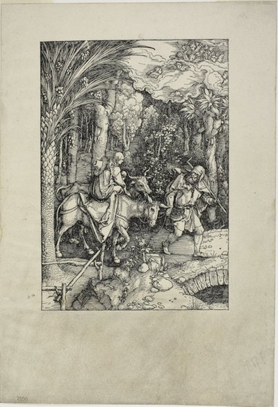 『聖母の生涯』より「エジプトへの逃避」 作： Albrecht Dürer