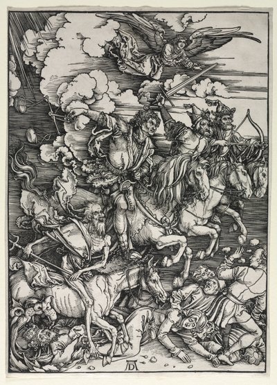 The Apocalypse の 4 人の騎手 作： Albrecht Dürer