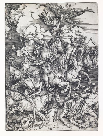 黙示録の四騎士 作： Albrecht Dürer