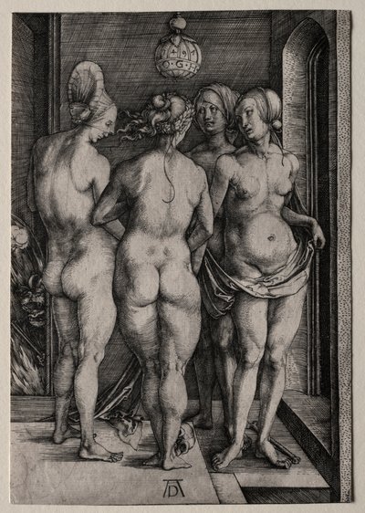 4人の魔女 (4人の裸の女性) 作： Albrecht Dürer