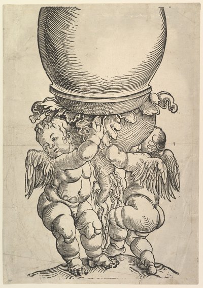 グレートコラムのボトムブロック、1517年。 作： Albrecht Dürer