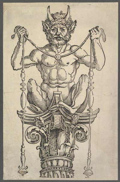 グレートコラムトップブロック、ca。 1517年。 作： Albrecht Dürer