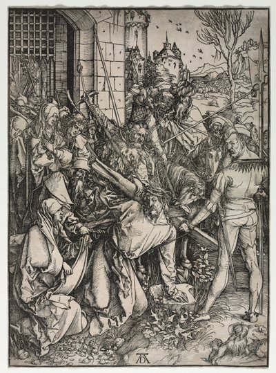 大いなる受難：十字架を負うキリスト 作： Albrecht Dürer