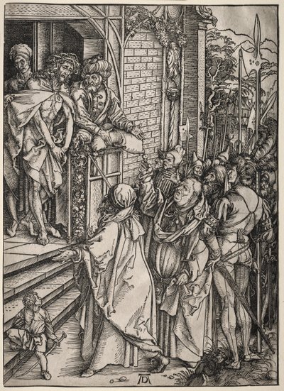 偉大な情熱：キリストは人々に示されました。 作： Albrecht Dürer