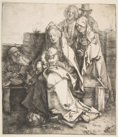 聖家族、1512-13。 作： Albrecht Dürer