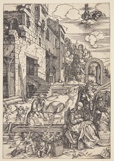 エジプトの聖家族 作： Albrecht Dürer