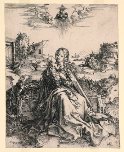 聖家族と蝶 作： Albrecht Dürer
