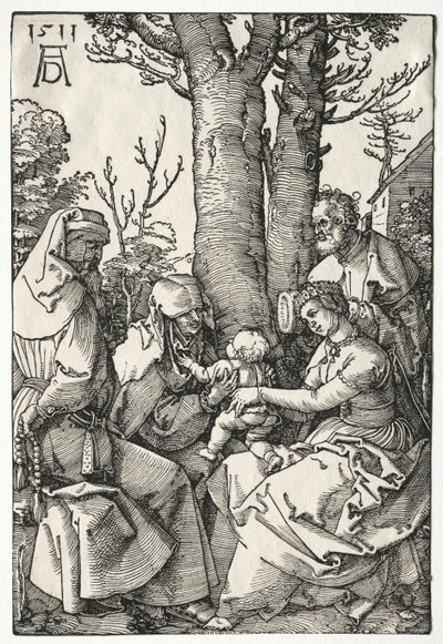 聖家族とヨアヒムとアンナ 作： Albrecht Dürer
