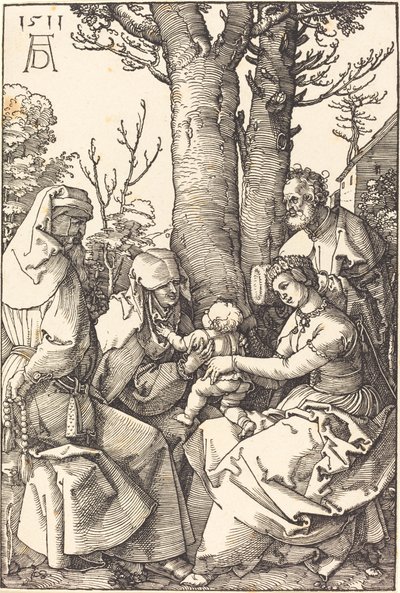 木の下のヨアヒムとアンとの聖家族 作： Albrecht Dürer