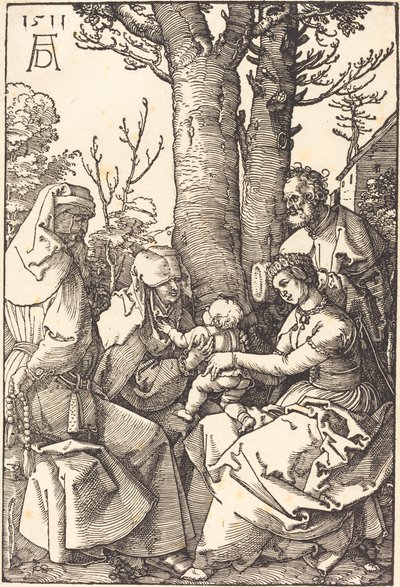 木の下のヨアヒムとアンとの聖家族 作： Albrecht Dürer