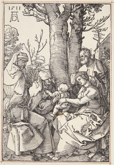 聖家族とヨアヒムと聖アンナ 作： Albrecht Dürer