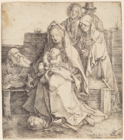 聖ヨハネと聖家族、マグダレンとニコデモ 作： Albrecht Dürer