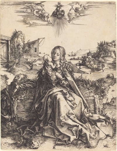 カゲロウのいる聖家族 作： Albrecht Dürer