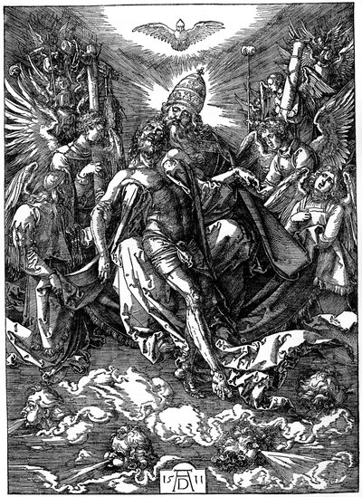 聖三位一体、1511、1936 作： Albrecht Dürer