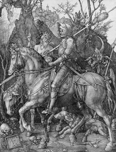 騎士、死と悪魔、1513 作： Albrecht Dürer