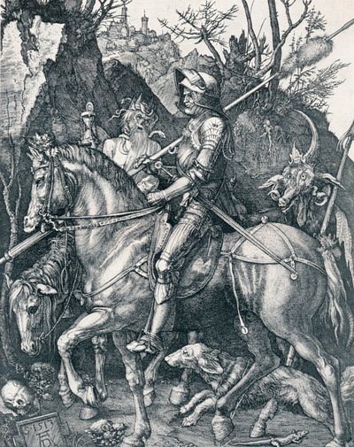 騎士、死と悪魔、1513 1906 作： Albrecht Dürer