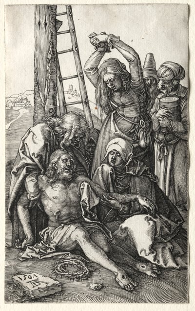 嘆き、1504。 作： Albrecht Dürer