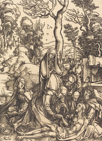 嘆き、c。 14981499。 作： Albrecht Dürer