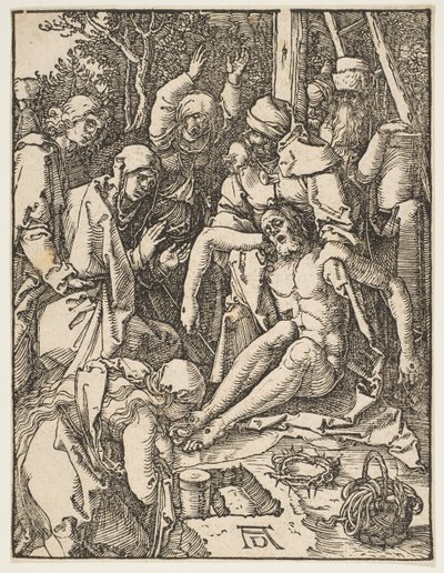 小さな情熱からの嘆き、約。 1509年。 作： Albrecht Dürer