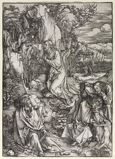 大受難：オリーブ山上のキリスト 作： Albrecht Dürer