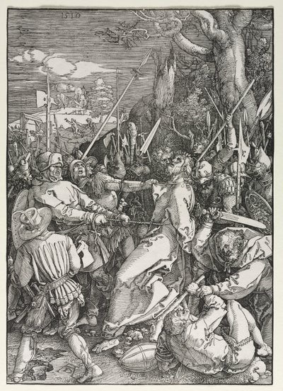 大受難：キリストの裏切り 作： Albrecht Dürer
