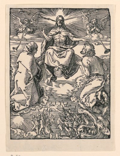 リトル・パッション・シリーズの最後の審判 作： Albrecht Dürer
