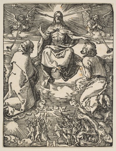 小さな受難からの最後の審判、ca。 1510。 作： Albrecht Dürer