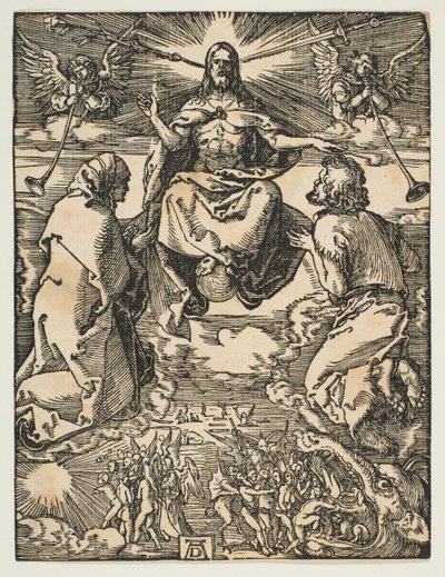 小さな受難からの最後の審判、ca。 1510。 作： Albrecht Dürer
