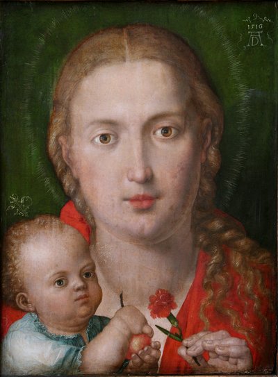 カーネーションのマドンナ 作： Albrecht Dürer