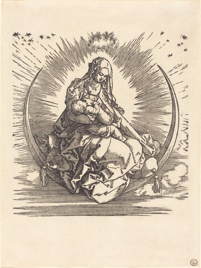 三日月のマドンナ 作： Albrecht Dürer