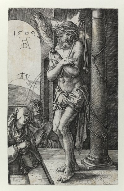 悲しみの男、1509 作： Albrecht Dürer