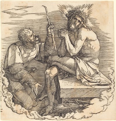 兵士に嘲笑される哀しみの男 作： Albrecht Dürer