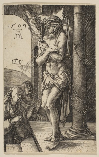 『The Passion』（1509年）の「悲しみの男」 作： Albrecht Dürer