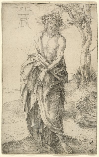 手を縛られた哀しみの男 作： Albrecht Dürer