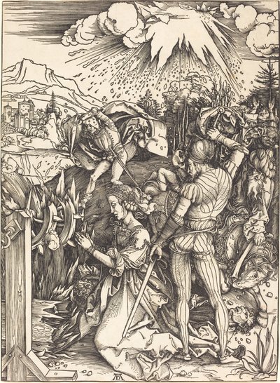 聖カタリナの殉教 作： Albrecht Dürer