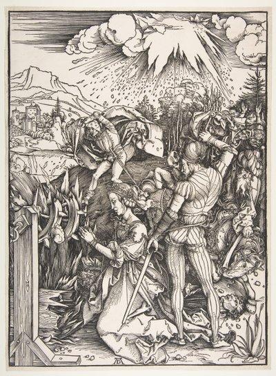 アレクサンドリアの聖カタリナの殉教.nd 作： Albrecht Dürer
