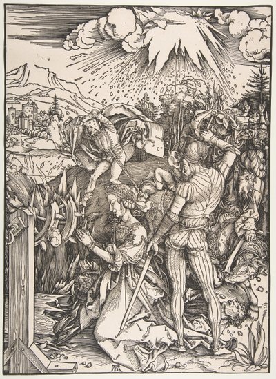 聖カタリナの殉教.nd 作： Albrecht Dürer