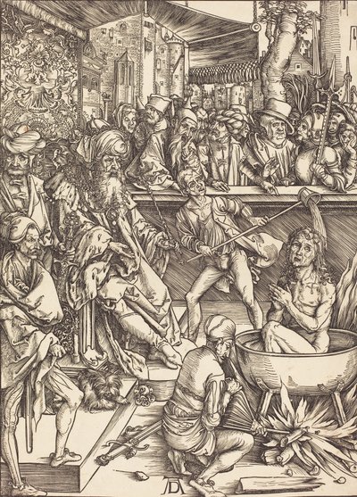 聖ヨハネの殉教、おそらくc。 14961498。 作： Albrecht Dürer