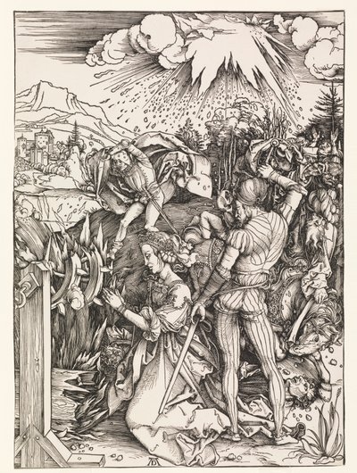 聖カタリナの殉教 作： Albrecht Dürer