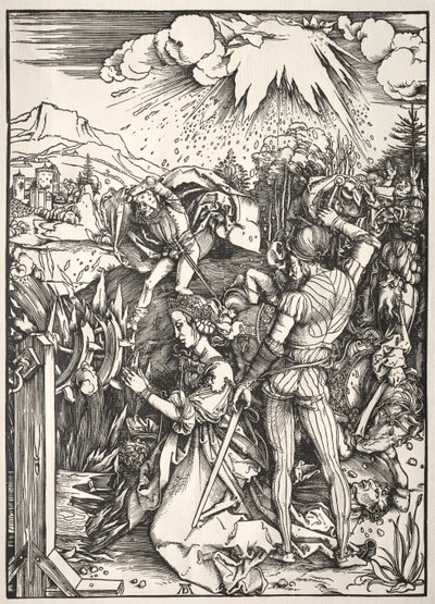 聖カタリナの殉教 作： Albrecht Dürer