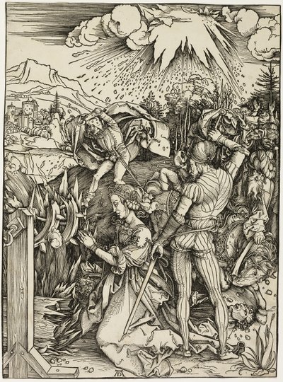 聖カタリナの殉教 作： Albrecht Dürer