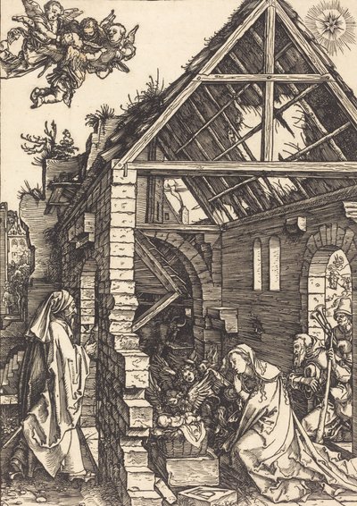 降誕、c。 15021504。 作： Albrecht Dürer