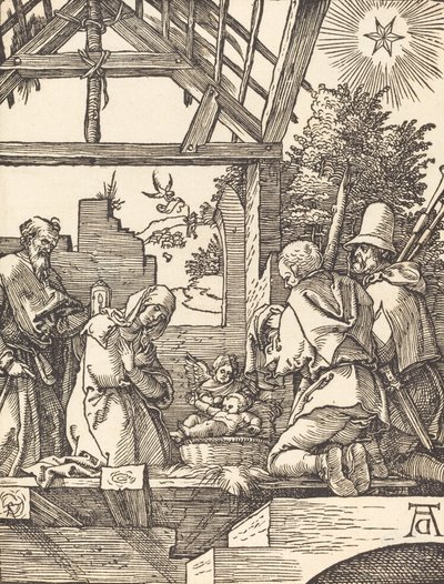 降誕、おそらくc。 15091510。 作： Albrecht Dürer