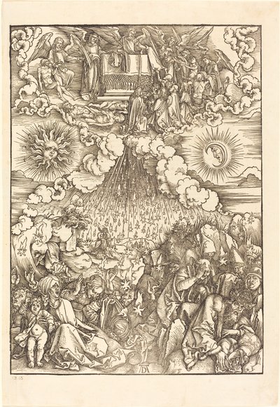 第五と第六の封印の開封 作： Albrecht Dürer