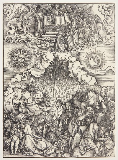 第五と第六の封印の解禁 作： Albrecht Dürer